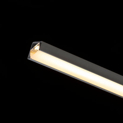 Profil pro LED pásky PROFILE I 30/60, přisazený, 1 m, eloxovaný hliník/matný akryl – fotografie 4