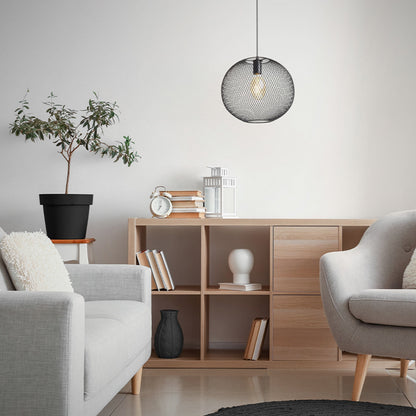 Závěsné svítidlo COSIR 34, černé, patice E27, 15 W – fotografie 6