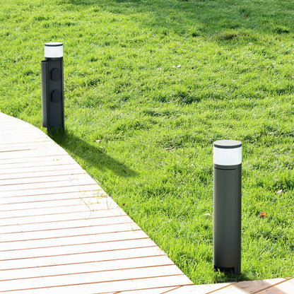 Stojací lampa JEAN 50 se zásuvkami, antracitová, patice G9, 5 W, IP54 – fotografie 7