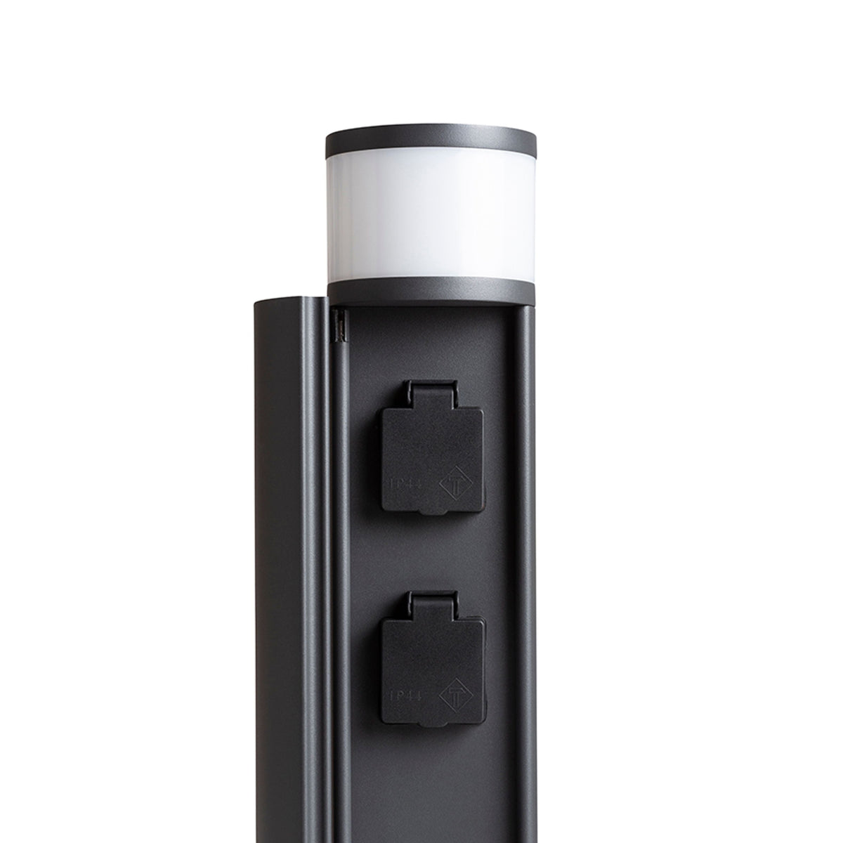 Stojací lampa JEAN 50 se zásuvkami, antracitová, patice G9, 5 W, IP54 – fotografie 5