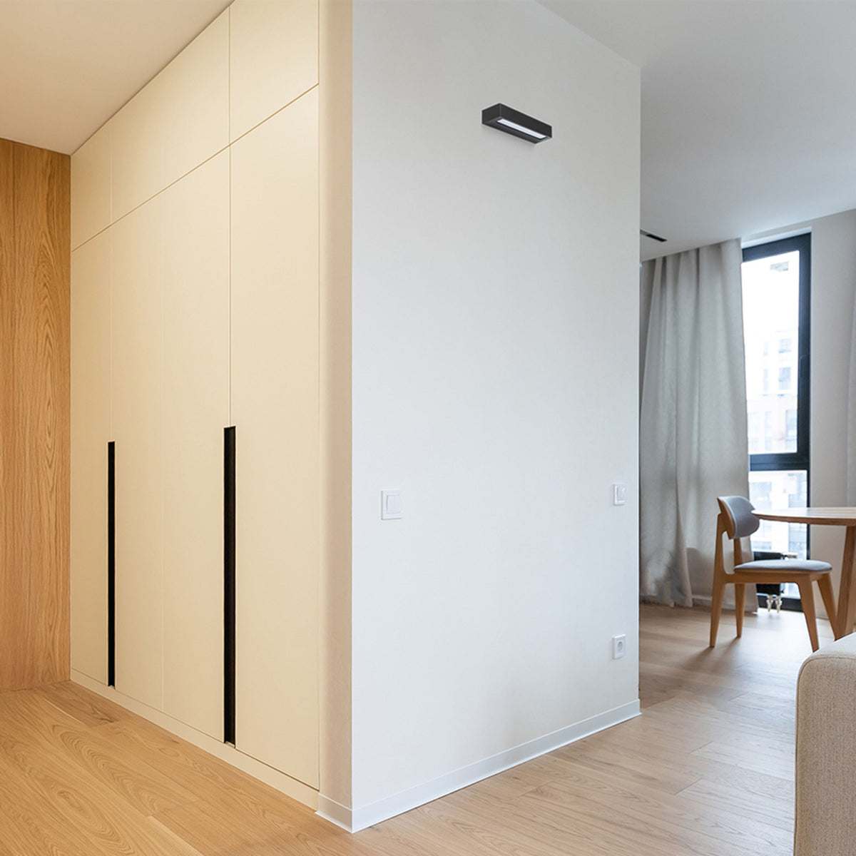 Venkovní nástěnné LED svítidlo ASTER 25, černá/mléčný akryl, 2× 6 W, teplá bílá 3000 K, IP65 – fotografie 4