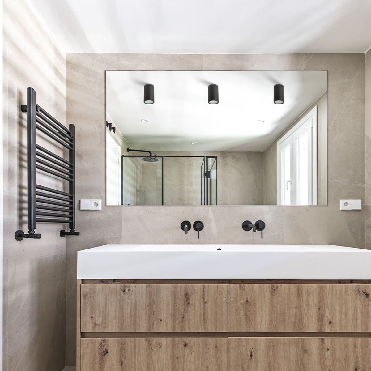 Venkovní stropní svítidlo DUNE E27, černé, patice E27, 9 W, IP65 – fotografie 4