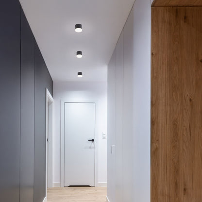 Stropní svítidlo MEMA, černá/satinovaný akryl, patice GX53, 7 W – fotografie 4