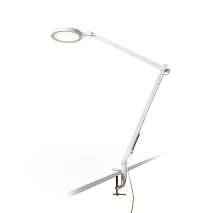 Stolní lampa EMA ke stolu, úchyt/bílá – fotografie 4