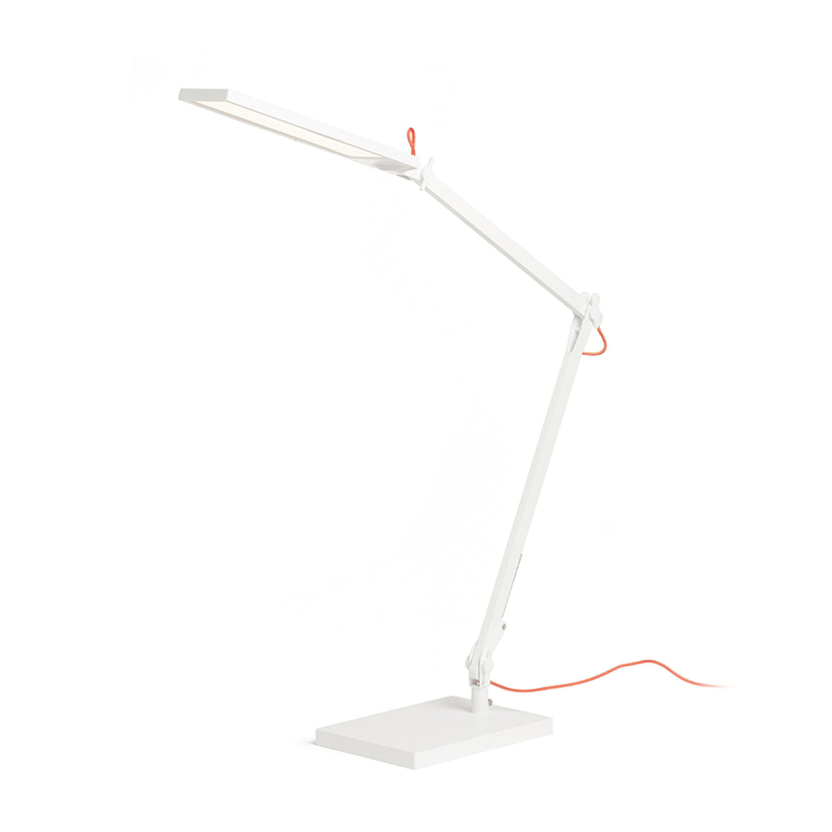 Stolní lampa NORMA, bílá/červená, 10 W, 3000/4000/6500 K, stmívatelná – fotografie 5