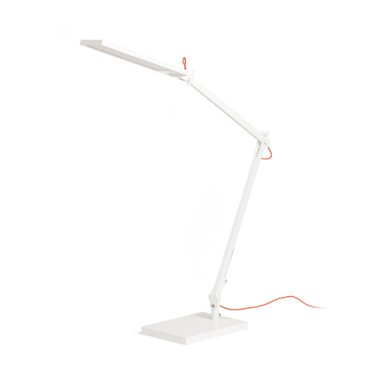 Stolní lampa NORMA, bílá/červená, 10 W, 3000/4000/6500 K, stmívatelná – fotografie 7