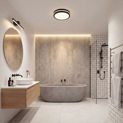Venkovní přisazené stropní LED svítidlo SONO 40, černá/plast, 40 W, 3000/4000/6000 K, IP65 – fotografie 5
