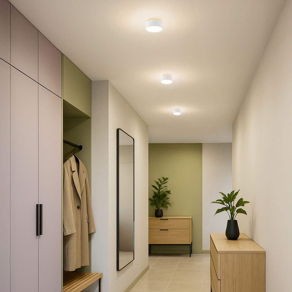 Přisazené nástěnné LED svítidlo MARLENE 14, bílé, 18 + 6 W, teplá bílá 3000 K – fotografie 6