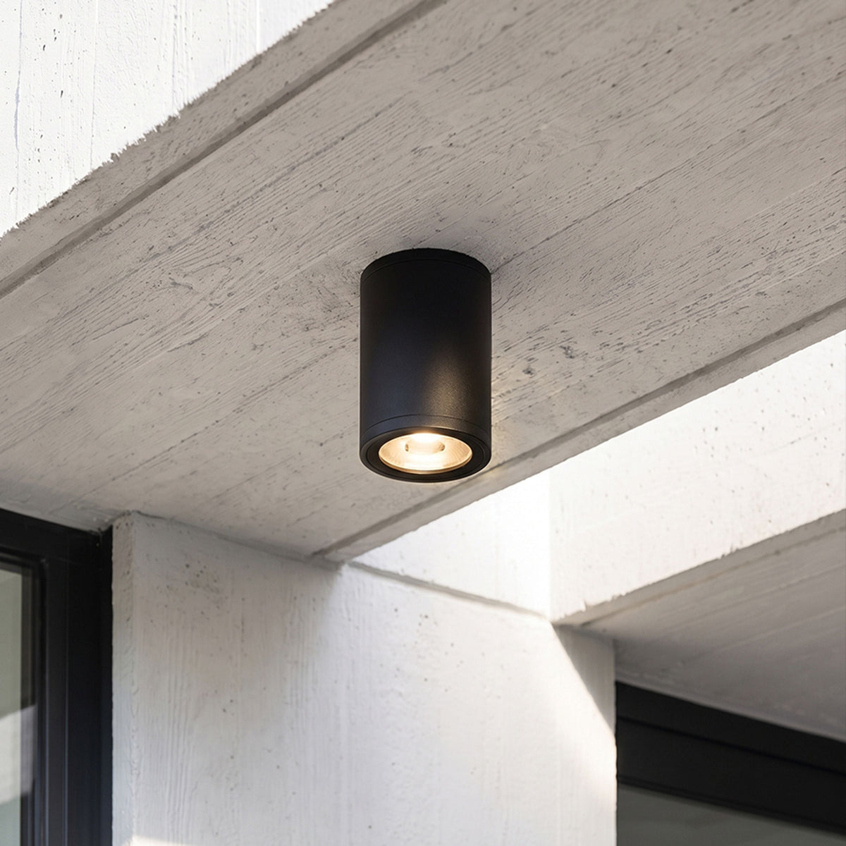 Venkovní stropní LED svítidlo KORNELIA 5, černé, 3 W, teplá bílá 3000 K, IP65 – fotografie 4