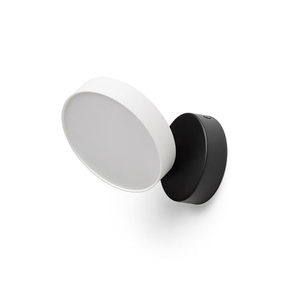 Přisazené nástěnné LED svítidlo ARETHA, bílá/černá, 12 W, teplá bílá 3000 K – fotografie 5