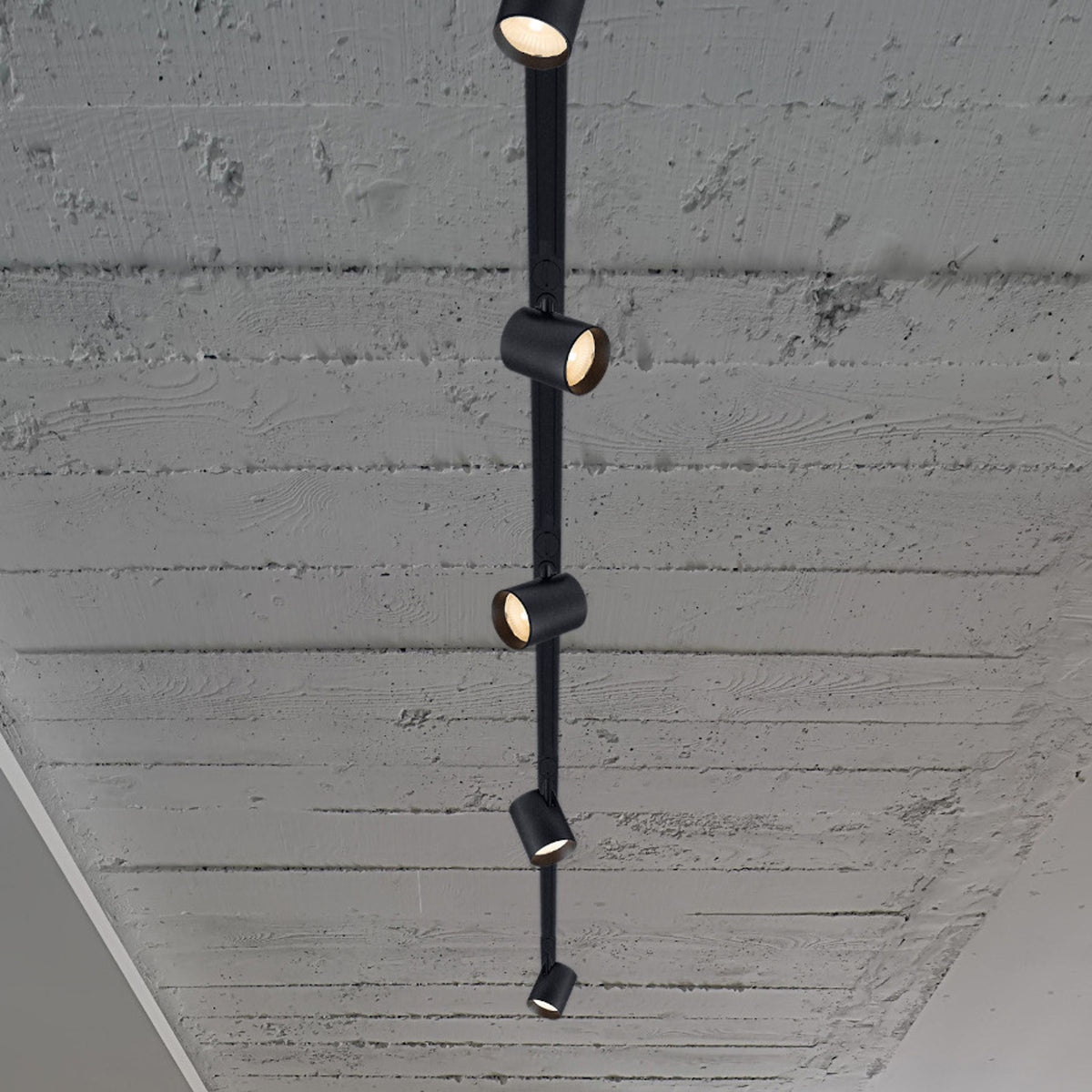 Lištové LED svítidlo IRIS 7 pro jednookruhovou lištu, černé, 10 W, teplá bílá 3000 K – fotografie 7