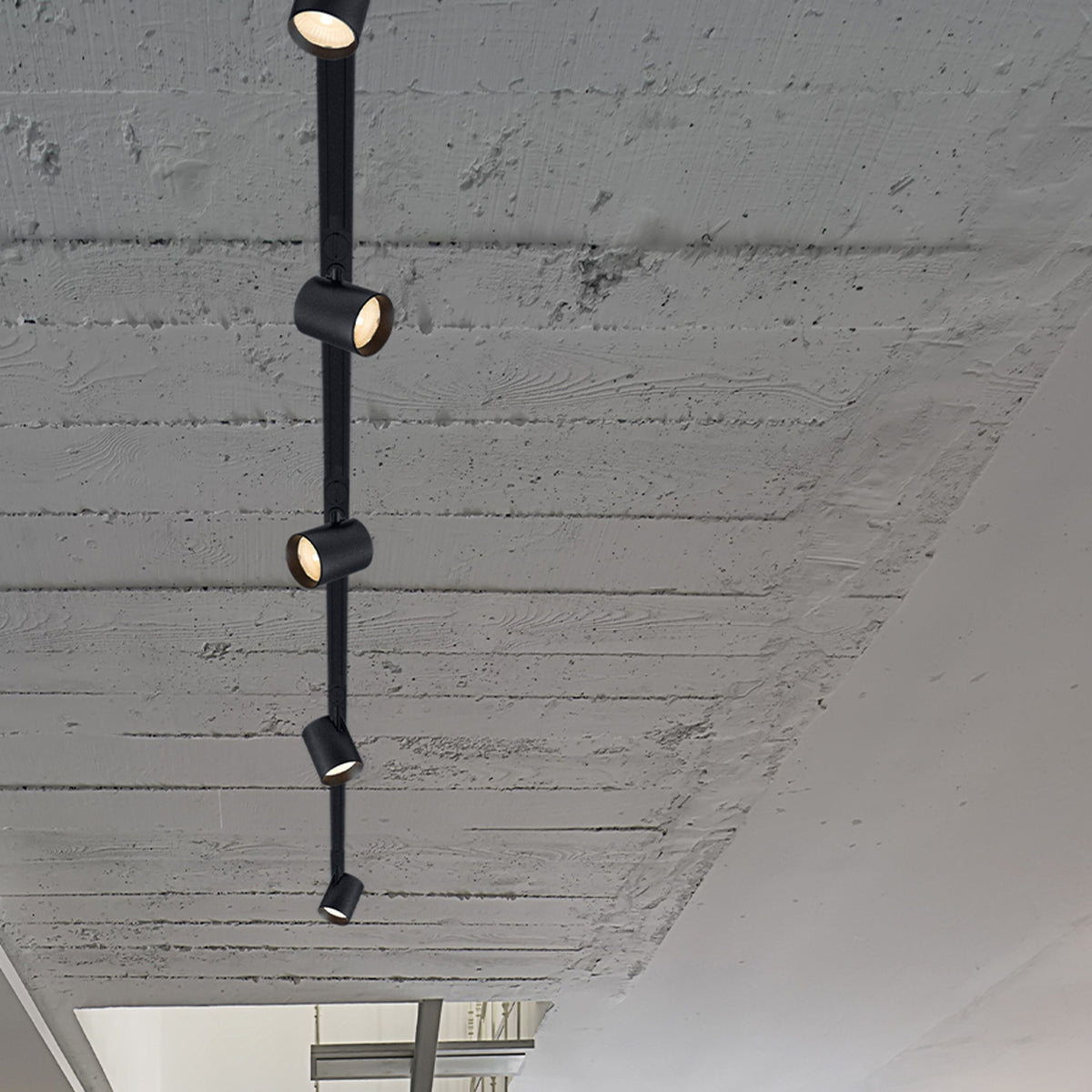 Lištové LED svítidlo IRIS 7 pro jednookruhovou lištu, černé, 10 W, teplá bílá 3000 K – fotografie 8