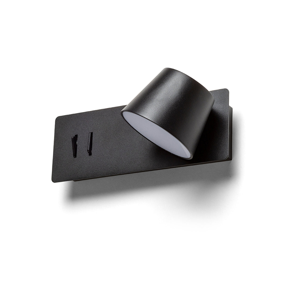 Nástěnné LED svítidlo AMADEUS s podsvícením, černé, 4 + 6 W, teplá bílá 3000 K – fotografie 5