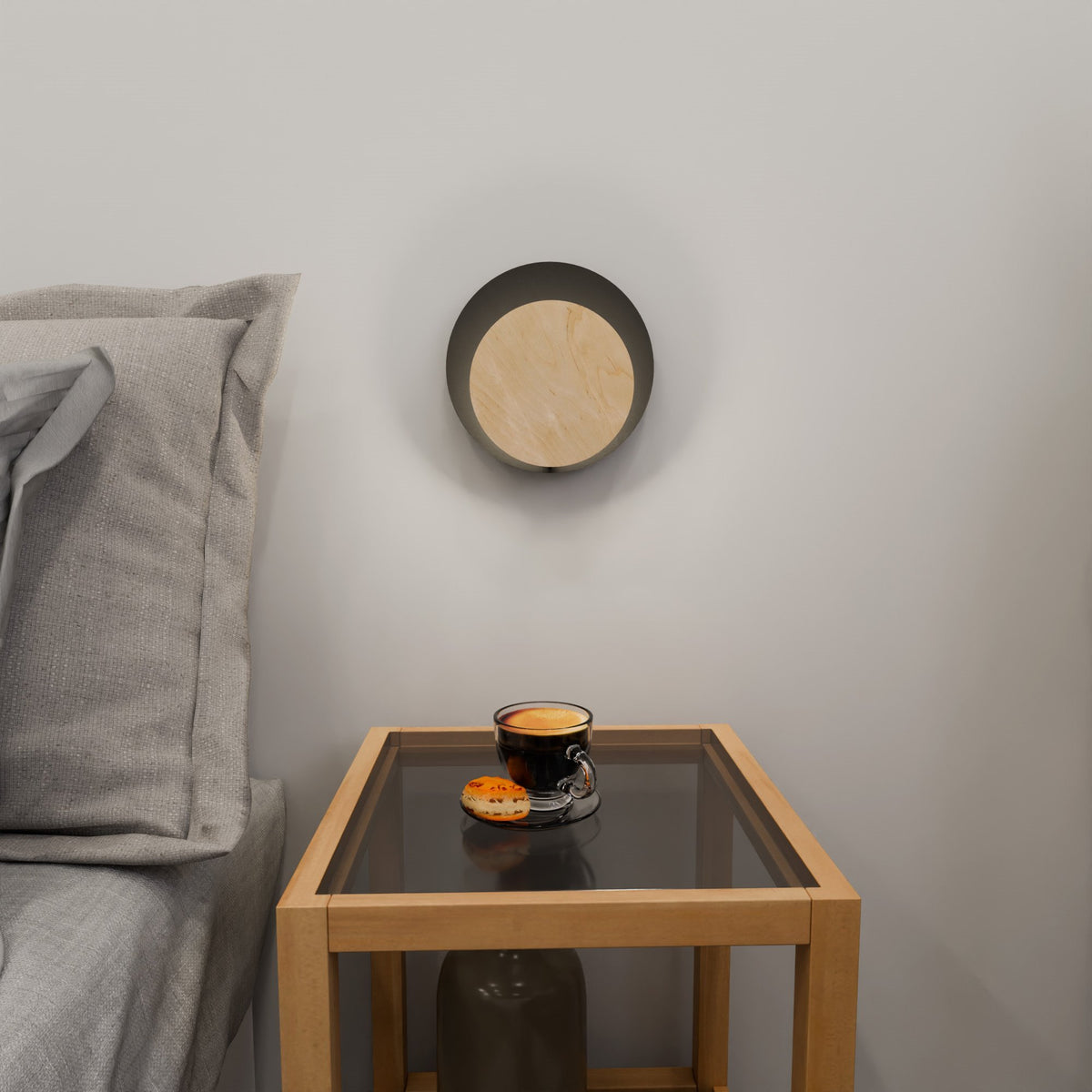 Nástěnné svítidlo CIRCLE 1A – černé