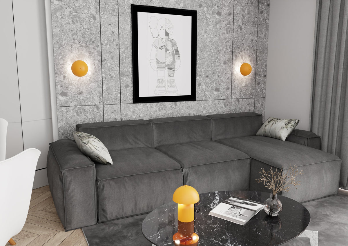 Stolní lampa MUSH LN2 – oranžová