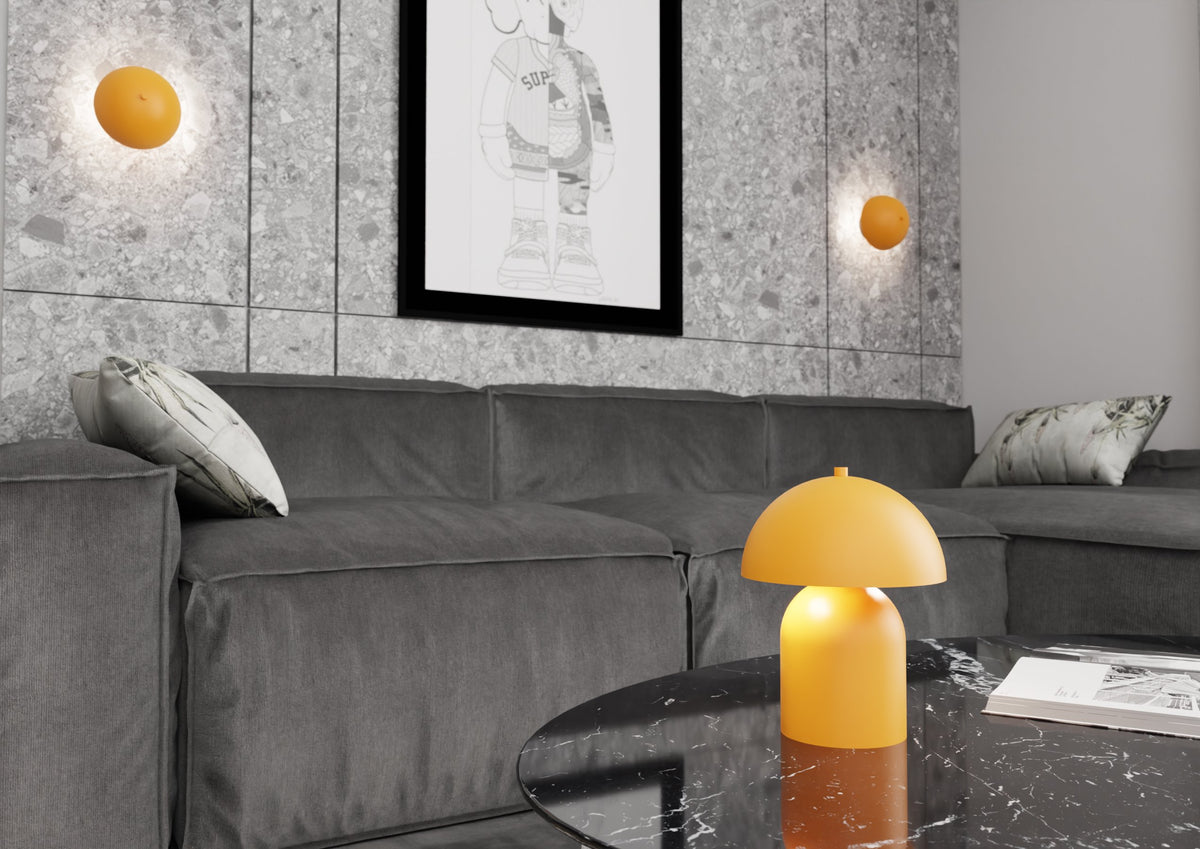 Stolní lampa MUSH LN2 – oranžová