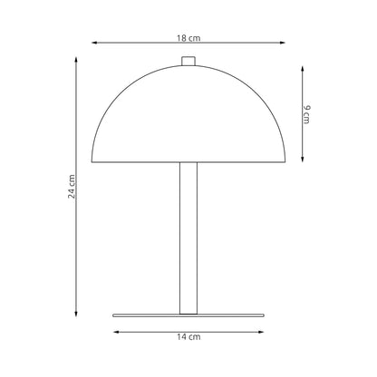 Stolní lampa MOGU LN2 – černá