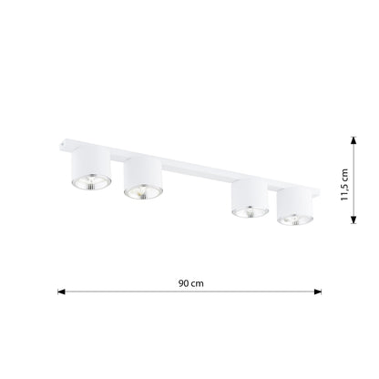 Stropní svítidlo NANO 4 – bílé