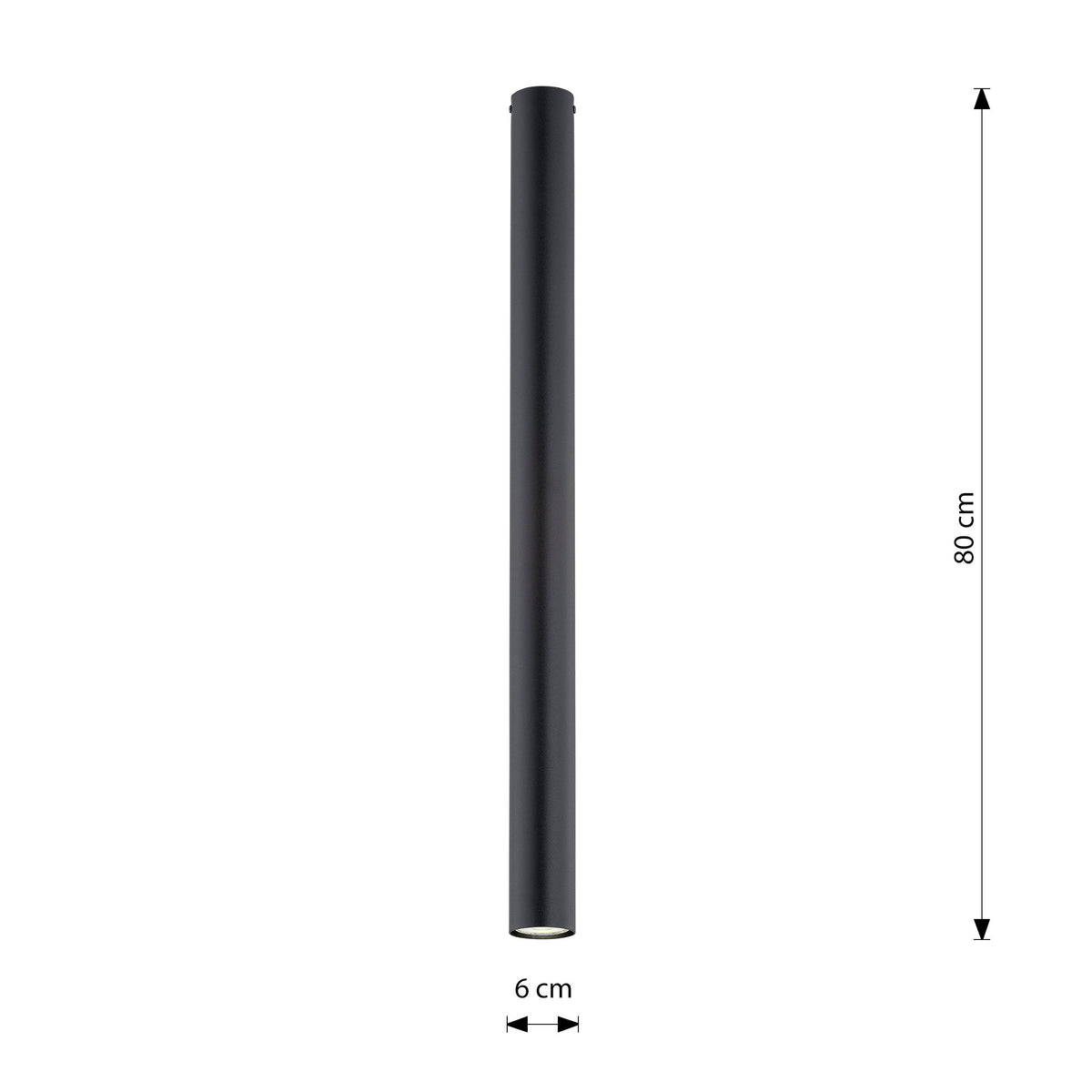 Stropní svítidlo TECNO 1XXL – černé