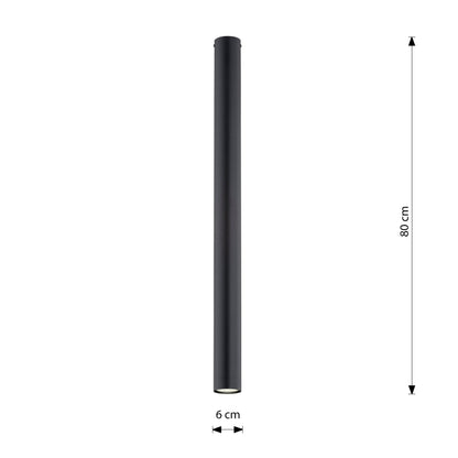 Stropní svítidlo TECNO 1XXL – černé