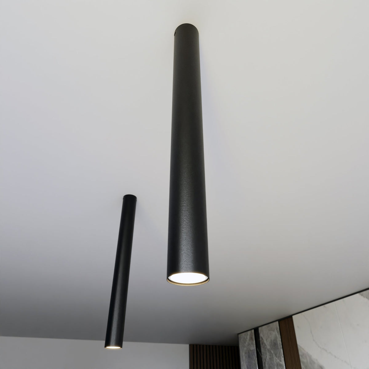 Stropní svítidlo TECNO 1XL – černé