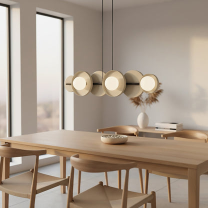 Závěsné svítidlo MODEL 6 – černé / moka, bílé sklo